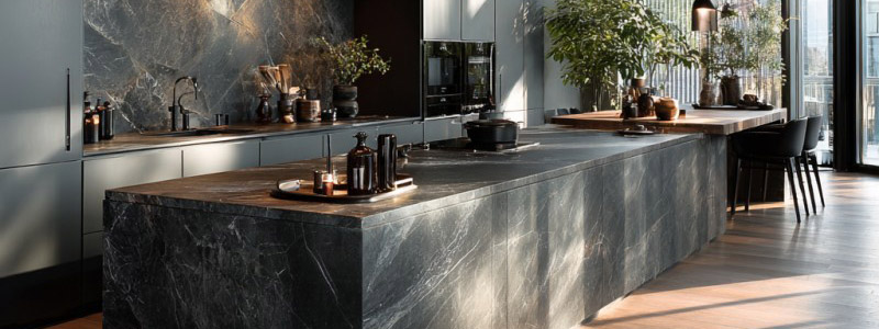 PET Matte Skin-Feel Kitchen Cabinets
