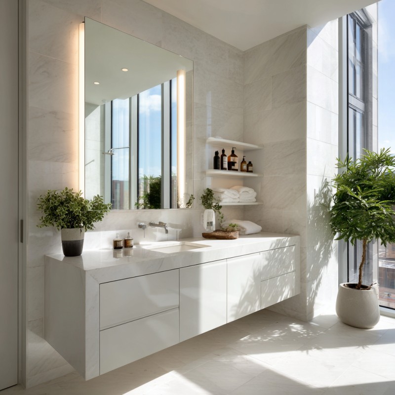All-Aluminum Rustproof Project Vanity